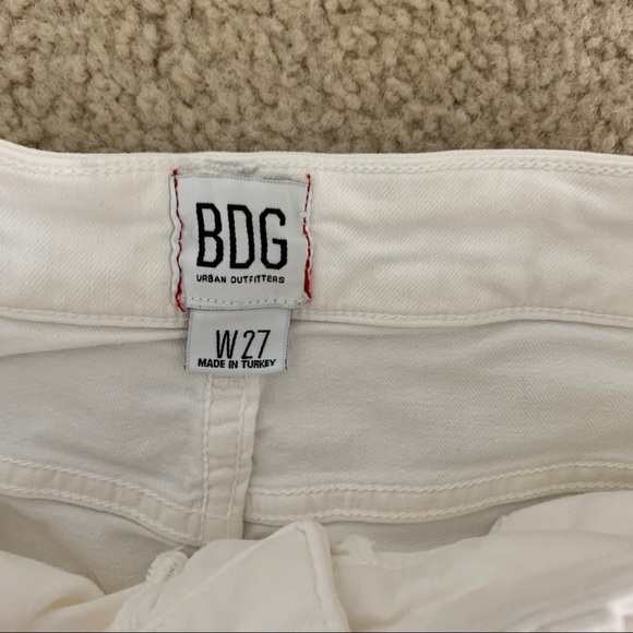 URBAN OUTFITTERS wide leg high waisted white denim - Picture 3 of 3